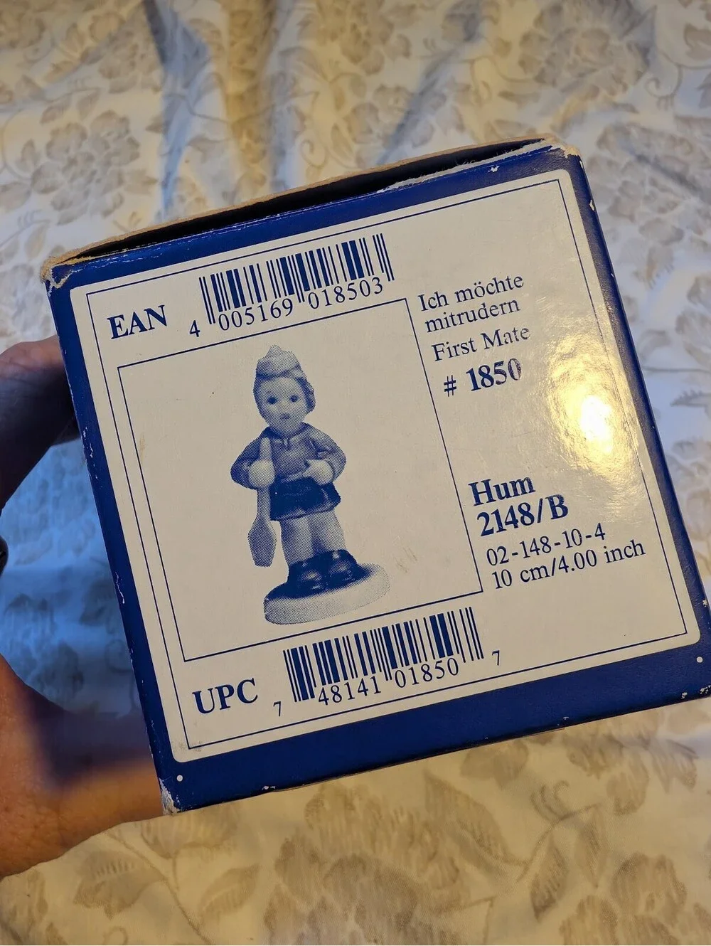 Goebel M.I. Hummel Club Figurine First Mate #1850 2002-2003